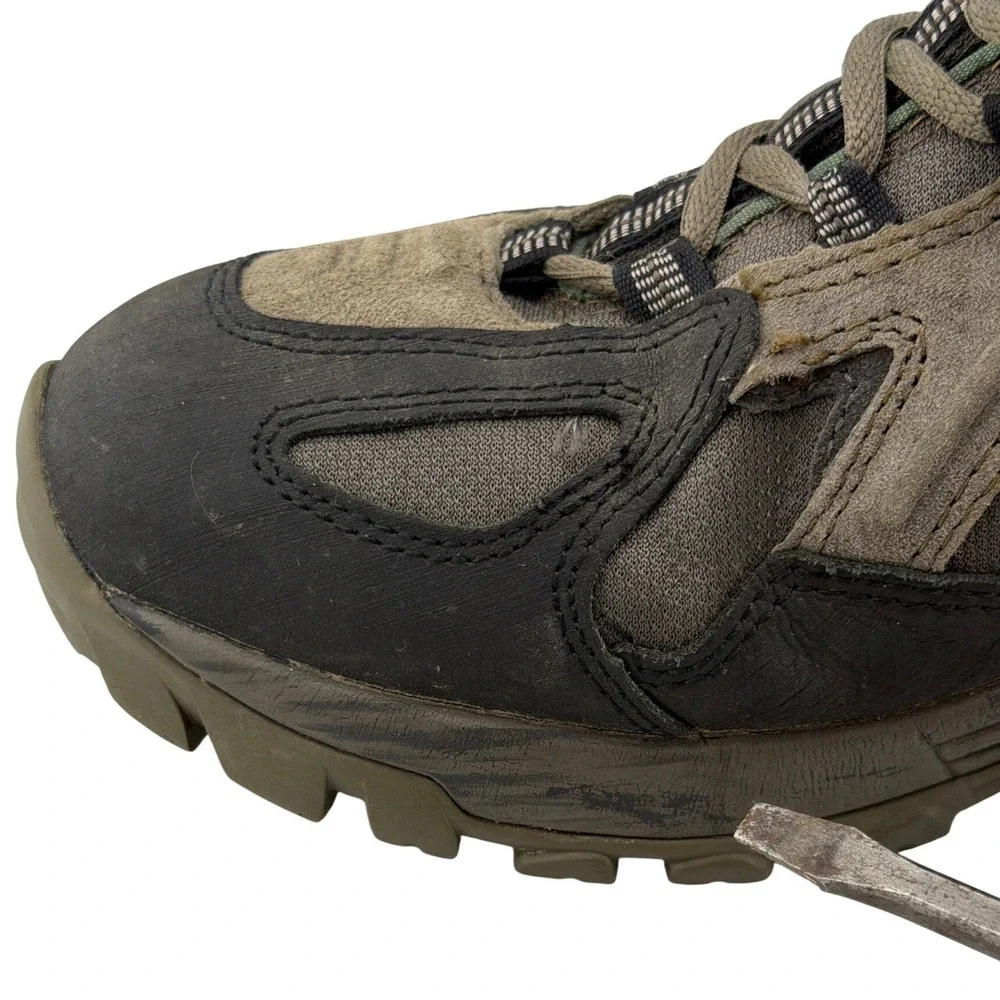 Bates Tactical Hiking Boots Mens 11.5‎ Brown Fair Leather Mesh E02411 AS/IS N/R